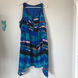 Bright cocktail dress